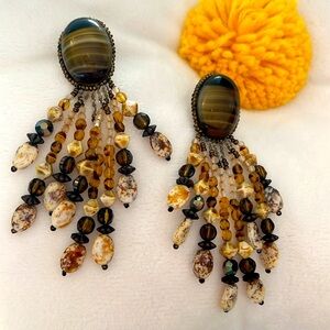 Vintage 4.5 inch Earrings